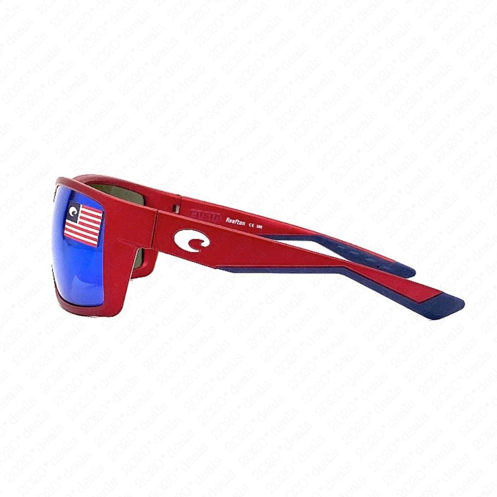 Costa Del Mar Reefton 580G Matte USA Red Mirror Polarized Sunglasses - Picture 4 of 10